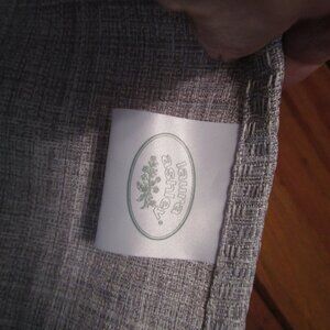 Laura Ashley silver colored rectangle 120"x54" banquet tablecloth, craft fabric